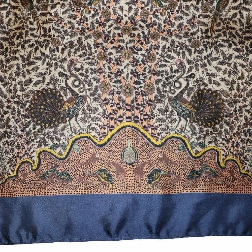 Rare Vintage Liberty of London‎ All silk scarf Made In England 